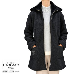 �y���������z�y2026�H�~�V��z�s�b�R�[�l �X�^�W�I STUDIO PICONE P613132 ���f�B�[�X �R�[�g �W�b�v�A�b�v �E�[�� �V���M�[�� �~�h���� ������ �O���[ �T�C�Y�F38(M/9��) (pico_w26aw32s)