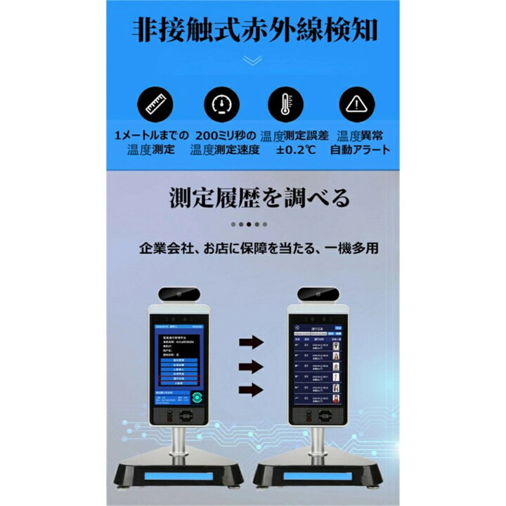 楽天市場】補助金申請対象商品 非接触温度計 サーモカメラ 非接触検知 