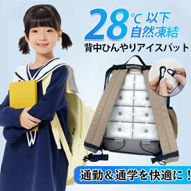 【赤字覚悟×5個購入でわずかで1716円！】アイスパッドアイスクール背中ひんやりパッドリュック冷却パット蒸れ防止 ランドセルパッド背中保冷パッド男女兼用クール冷感通勤通学ビジネス カーシートベビーカークールリュックバッグカバン冷感ひんやりアウトドア夏熱中症対策
