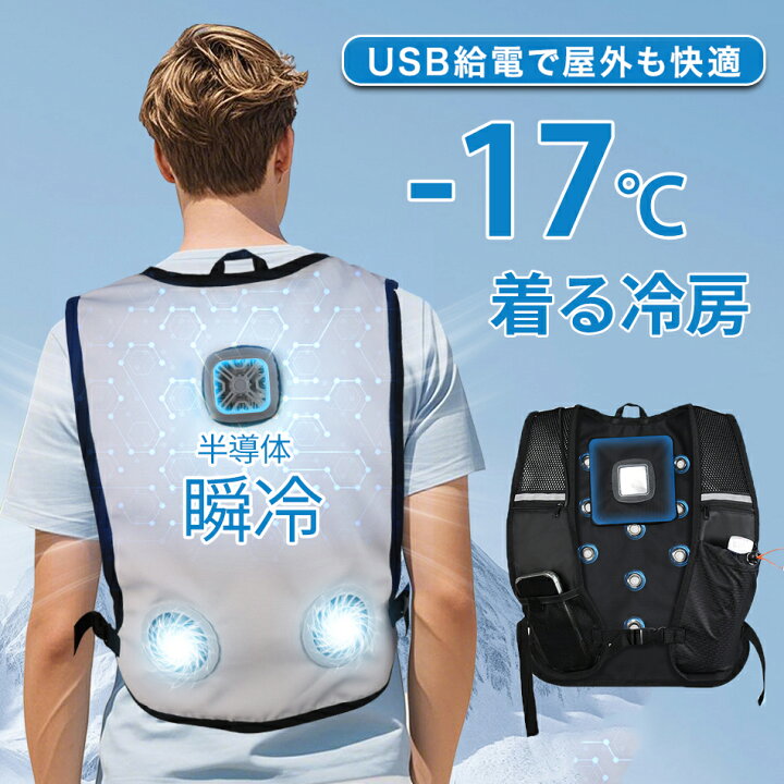 楽天市場】【最大-15℃ 冷却ブレート付き】ペルチェ式冷却ベストネック 