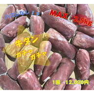 ［2つ以上購入で当たり確率アップ］牛タン ブロック ガチャ Max2.5kg 冷凍 ヨーロッパ産 肉ガチャ 焼肉 B…