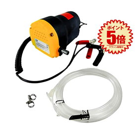 【 ジャッキアップ不要 】 電動式 オイルチェンジャー 電動 オイル交換 ポンプ セルフ 上抜き方式 上抜き 12V バッテリー専用 エンジンオイル バイク 自動車 簡単 オイル 交換 ツール 送料無料 DEOILCH