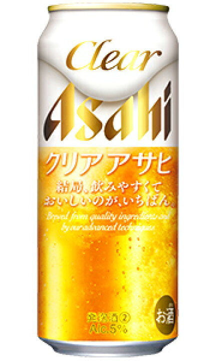 楽天市場】アサヒ クリアアサヒ 新ジャンル 500ml 缶 バラ 1本 