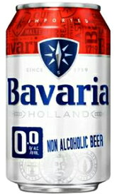【送料無料 一部地域】 ババリア Bavaria 0.0% ノンアルコールビール 330ml 缶 × 24本 1ケース 【 ノンアルビール ノンアル ビールテイスト 休肝日 プレゼント 】