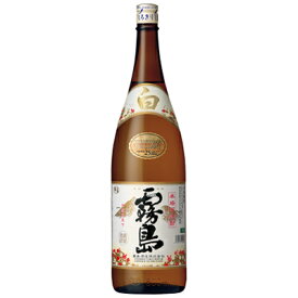 白霧島 しろきりしま 本格芋焼酎 霧島酒造 25度 1800ml 瓶 【 1.8L 本格焼酎 芋 どしっとふわっと お湯割り 甘み うま味 まるみ なめらか ふくよか メッセージカード ラッピング 】