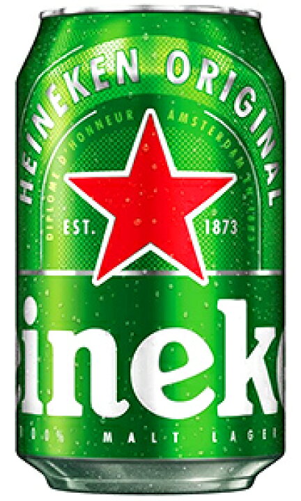 楽天市場】ハイネケン オリジナル 海外ビール 350ml 缶 × 24本 1ケース