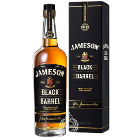 ジェムソン ブラック バレル アイリッシュ ウイスキー 40度 700ml 瓶 【箱入り】【正規品】 【 ウィスキー アイルランド スムース なめらか 芳醇 リッチ バーボン樽 シェリー樽 】
