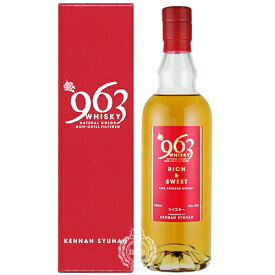 笹の川酒造 963 ファイン ブレンデッド ウイスキー リッチ ＆ スウィート 46度 700ml 瓶 【箱入り】【cp】 【 ウィスキー 福島 郡山 シェリー樽 プレゼント ギフト 贈り物 】