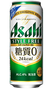 楽天市場 アサヒ スタイルフリー 生 糖質ゼロ 500ml缶 バラ 1本 発泡酒 アサヒビール 酒の倉之助
