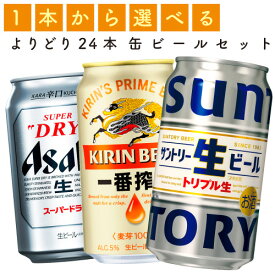 【選べる350缶ビール】ビール　各種　350ml×24缶　1ケース[缶ビール]