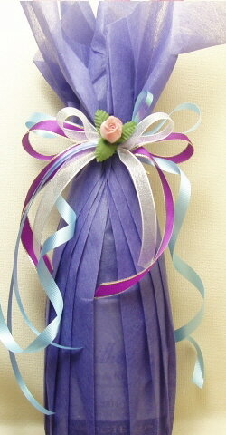 楽天市場 ボトルラッピング 1本用 ａタイプ 青 酒の倉之助