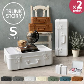 トランクストーリー TRUNK STORY マルチディスプレイ収納 S 収納ボックス フタ付き おしゃれ プラスチック 持ち手 収納ケース 小物 スタッキング リビング収納 オシャレ 収納 インテリア コスメボックス sceltevie セルテヴィエ [八幡化成] 【e暮らしR】【ポイント2倍】