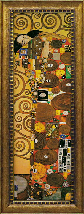 楽天市場】「抱擁」グスタフ クリムト 世界の名画・クリムトアート 