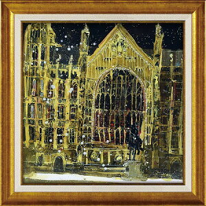 「ウェストミンスター宮殿 ロンドン」スーザンブラウン 絵画 イギリス ロンドン 風景 ゲル加工