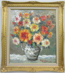 絵画 薔薇 油絵の通販 価格比較 価格 Com