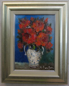 絵画 油絵 薔薇 F4の人気商品 通販 価格比較 価格 Com