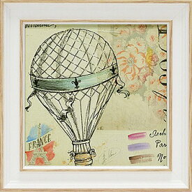 「バルーンスケッチブック」アンジェラ スターリング（【通信販売】アートポスター　ミニゲル［絵画通販］）フランス　気球【壁掛けフック付き】【絵のある暮らし】