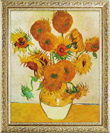 「ひまわり」ゴッホ(世界の名画・ゴッホ・［絵画通販］）【壁掛けフック付き】【絵のある暮らし】