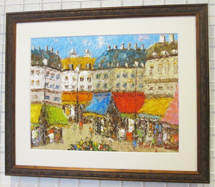楽天市場】☆絵のある暮らしオリジナル商品☆「パリの街角」渡部ひでき 