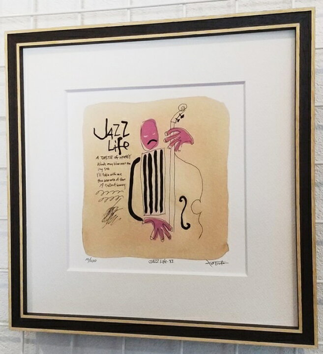 楽天市場】「JAZZ Life6」津田耕 （ジグレー版画）津田耕ジャズ版画 