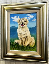 楽天市場】ゴールデンレトリバー絵画の通販