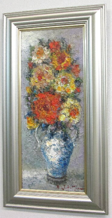 楽天市場】「薔薇」渡部ひでき（WF3サイズ油彩画[油絵]（直筆油彩画 