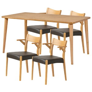 yݒuz4lp _CjOe[uZbg(4{r) 5_ VvX^_[h ؐ e[u It RpNg _CjO`FA  k (150cm He[u×1 H֎q×4)