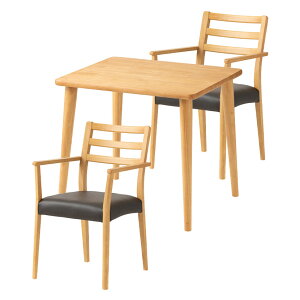 yݒuz2lp _CjOe[uZbg 3_ VvX^_[h ؐ e[u RpNg It _CjO`FA  k (80cm He[u×1 H֎q×2)