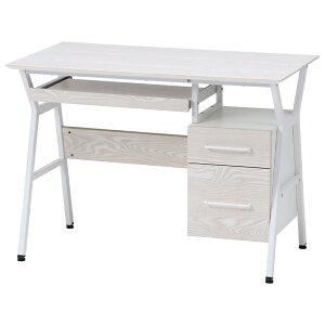 【最大9000円オフ】デスク クレバー ワークデスク 在宅勤務 サイドチェスト付属 シンプルデザイン 幅1000×奥行540×高さ720mm