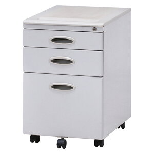 【最大9000円オフ】幅39.6cm インキャビネット 鍵付き キャスター付き 引出し付き 収納 デスクワゴン