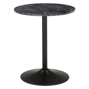 【最大9000円オフ】幅60cm 円形 ダイニングテーブル 大理石調 丸テーブル スチール脚 シンプル モダン カフェテーブル 小さめ 2人用 食卓テーブル おしゃれ 石目調 マーブル柄 グレー 黒 白