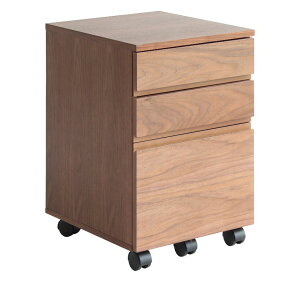 [ő9,000~OFFN[|]40cm Walnut Desk Chest EH[ibg o LX^[t [ fXN`FXg