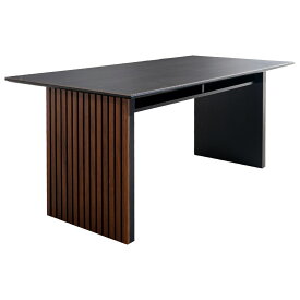 【設置無料】幅165cm セラミック ダイニングテーブル ウォールナット オーク 棚付き 4人用 長方形 テーブル 食卓テーブル セラミックテーブル おしゃれ 和モダン ナチュラル ブラウン