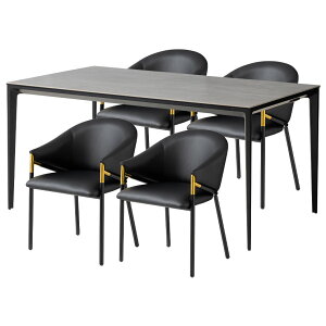 yݒuz4lp Z~bN _CjOe[uZbg 5_ ORV RZgt Z~bNe[u _ _CjO`FA  (150cm He[u×1 H֎q×4)