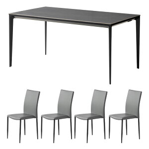 yݒuz4lp _CjOe[uZbg 5_ ORV RZgt Z~bNe[u _ X^bLO _CjO`FA  O[ (150cm He[u×1 H֎q×4)