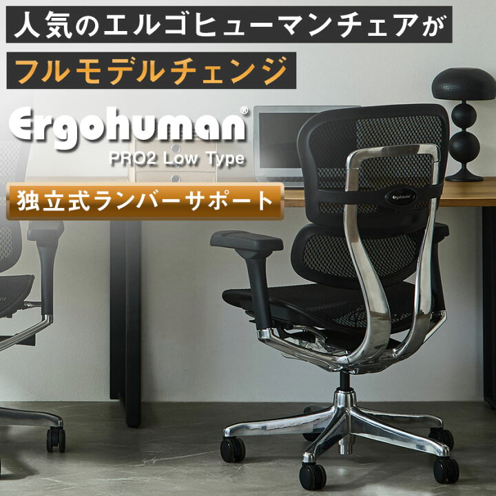 楽天市場】オフィスチェア エルゴヒューマン プロ2 Ergohuman PRO2 新 