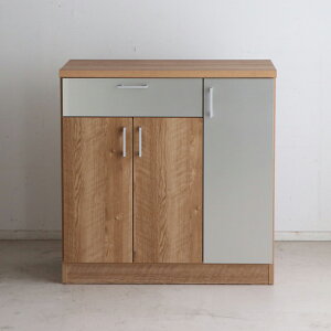 幅89cm 木目 食器棚 日本製 TMモデロ 90カウンター SNA キッチンキャビネット 引き出し付き レンジ台 キッチンカウンター 北欧 キッチン 収納 棚 おしゃれ