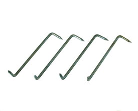 手違い丸カスガイ右　6×120ミリ　入数1袋（4本）【ハイロジック】