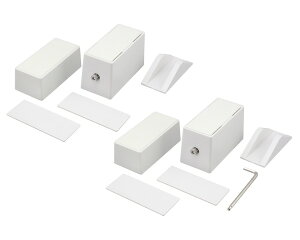 �c�[�o�C�t�H�[�ނŕǖʎ��[�IWOOLTQOOL 2×4�ސ�p�A�W���X�^�[�㉺�Z�b�g �z���C�g 2�{�p���y�n�C���W�b�N�z