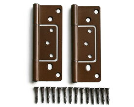正面付蝶番　102ミリ　ブロンズ　入数1袋（2枚）【ハイロジック】