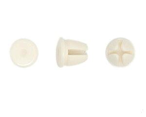 プッシュボタン 8Φ ホワイト AZGW0006 入数1個【ハイロジック】