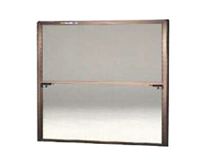 窓用サッシ網戸/フリーサイズ網戸【セイキ販売】35-60K型 ブロンズサイズ:H1005〜1038ミリ×W955〜975ミリ用