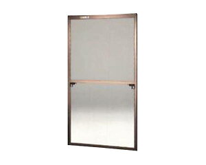 窓用サッシ網戸/フリーサイズ網戸【セイキ販売】59-120C型 ブロンズサイズ:H1750〜1783ミリ×W910〜930ミリ用