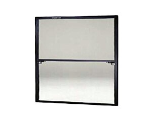窓用サッシ網戸/フリーサイズ網戸【セイキ販売】30-120型 ブラックサイズ:H855〜888ミリ×W875〜895ミリ用