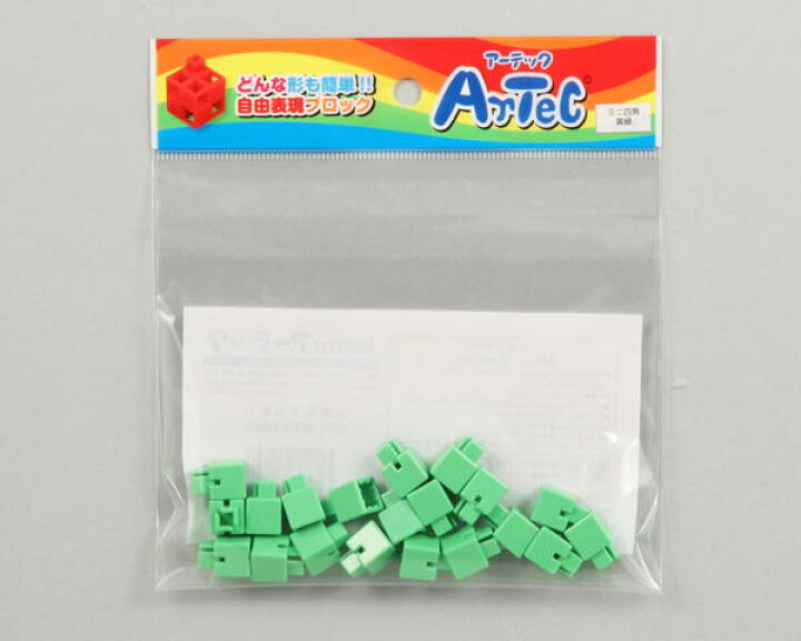 楽天市場】77830 Artecﾌﾞﾛｯｸ ﾐﾆ四角 20P 黄緑 【アーテック】 : 暮らし 