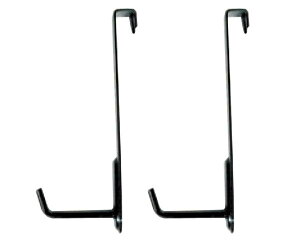 B.S額受鴨居 足長 60mm×130mm 黒 2個入 2039-A 【福井金属工芸】