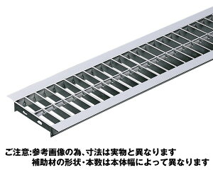 OSU4-NS 20-15Aステンレス製U字溝用グレーチング並目プレーンタイプ【奥岡製作所】