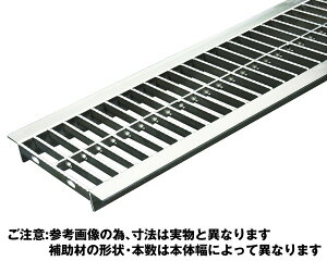 OSU4-NS 20-18Bステンレス製U字溝用グレーチング中間目プレーンタイプ【奥岡製作所】