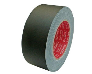 つやなし布粘着テープ#3345 50mmX25m 黒【まつうら工業】