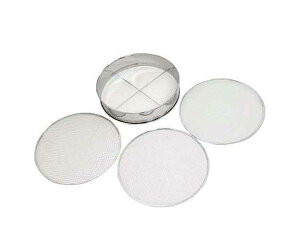 ・ステンレス土フルイ・37CM【藤原産業】